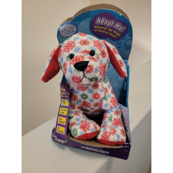 Webkinz Other - Webkinz Snowflake Pup With Code Unused New Damaged Box
